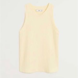 NWT! Mango Textured Knit Tank Top